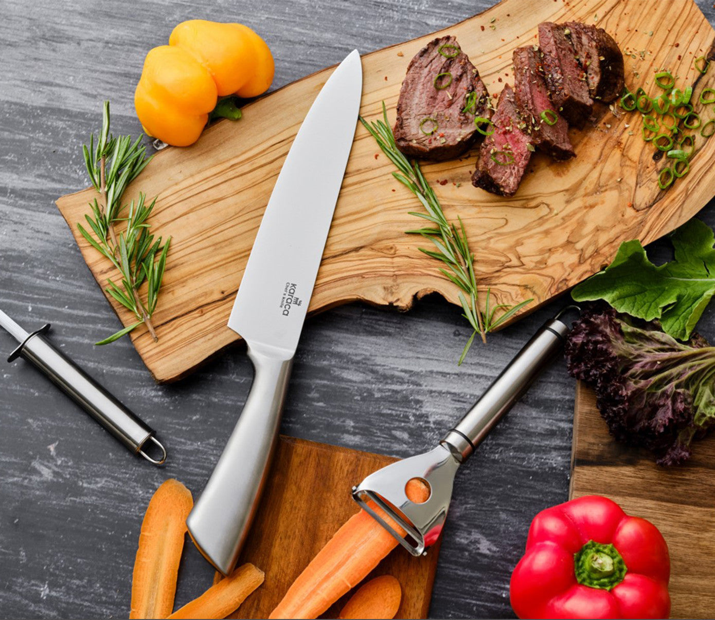 Meister Bremen 9 Piece Steel Knife Set