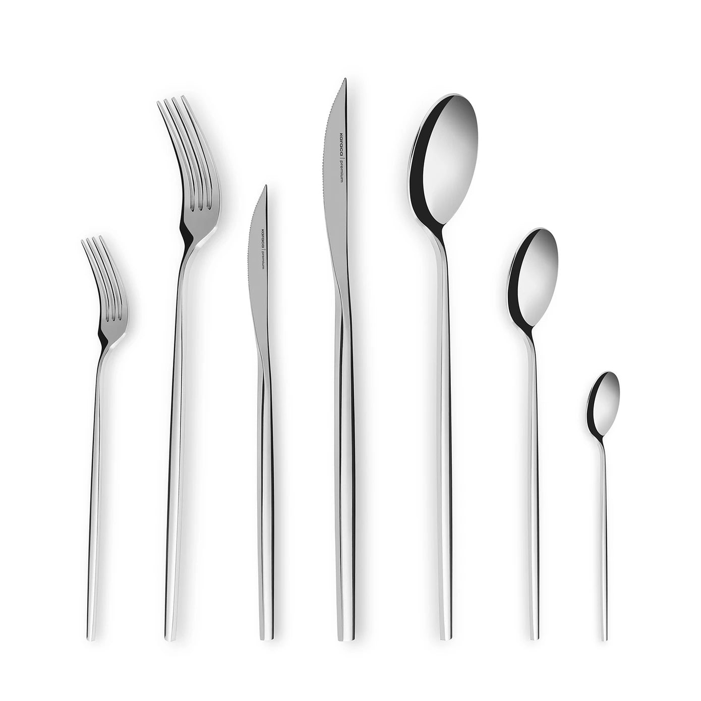 316 Premium Mild Platinum 12 Person 84 Piece Cutlery Set