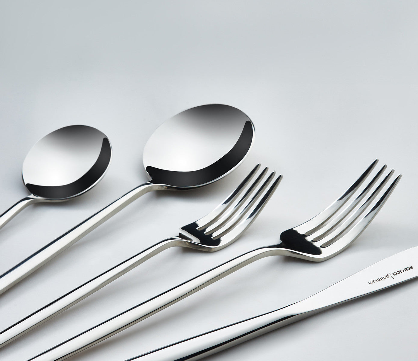 316 Premium Mild Platinum 12 Person 84 Piece Cutlery Set