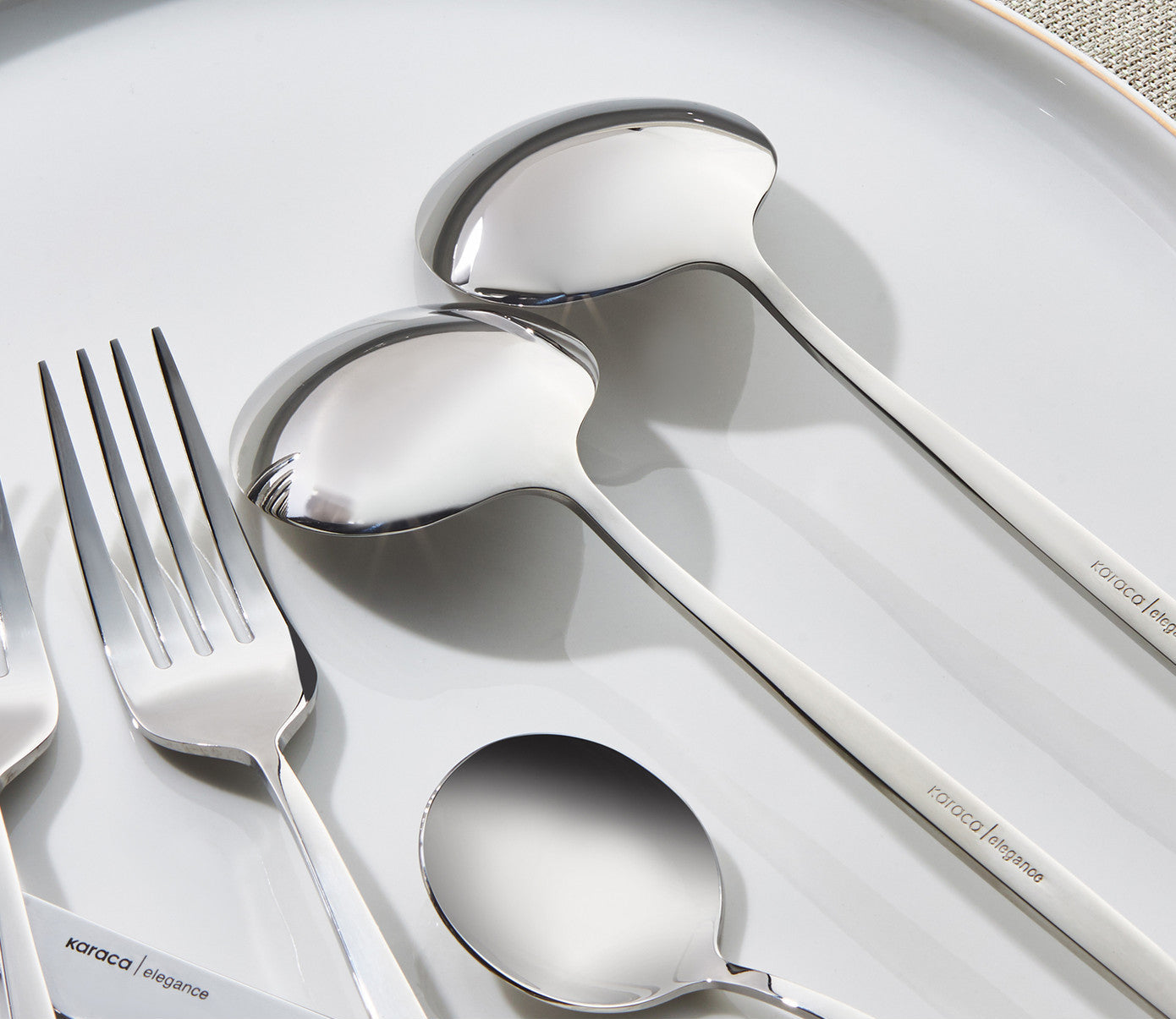 New Porto Platinum 12 Person 60 Piece Cutlery Set