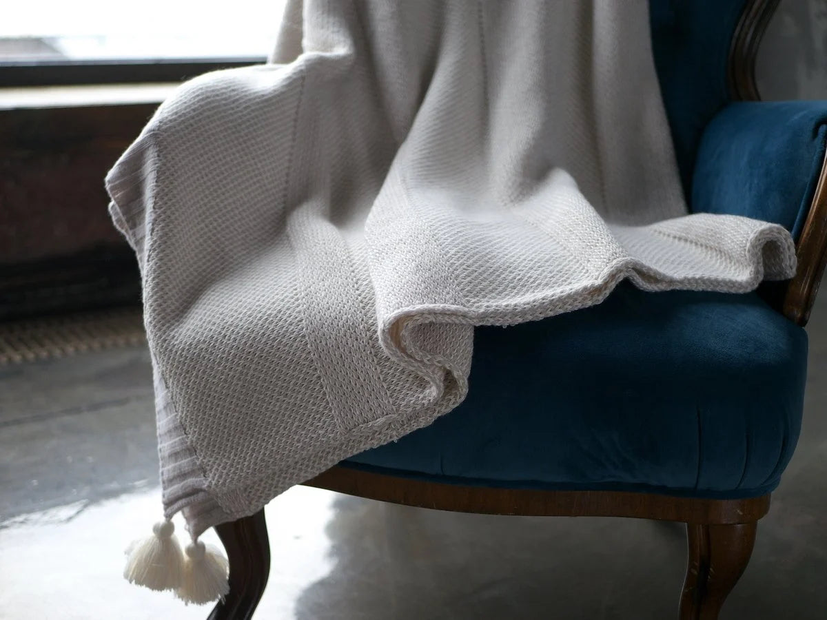 Wool Blend Sofa Throw 130x170 cm – Super Premium Quality