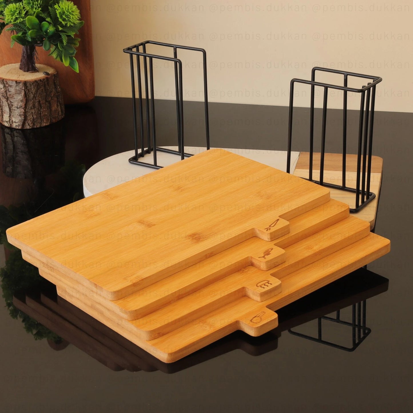 Bamboo Cutting Board Set