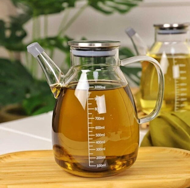 Borosilicate Oil and Vinegar Dispenser 2 Piece Set