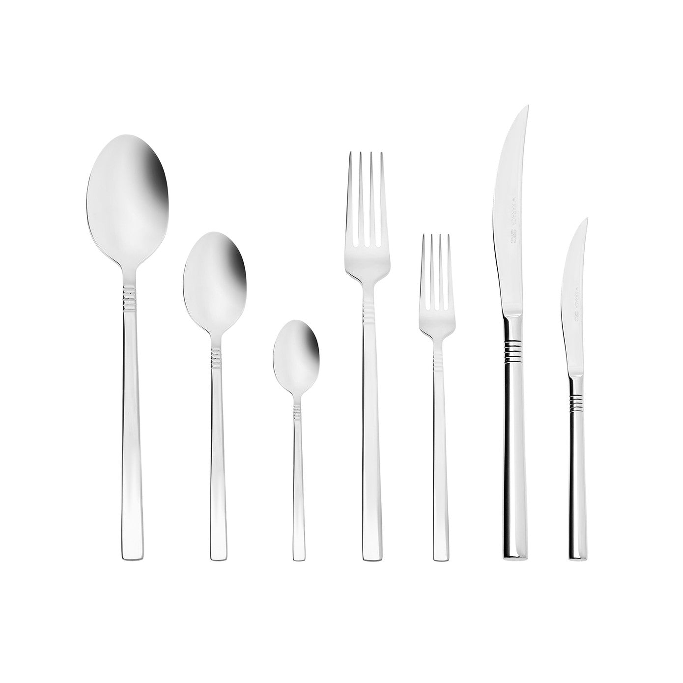 Elegance Nil Platinum 12 Person 84 Piece Cutlery Set