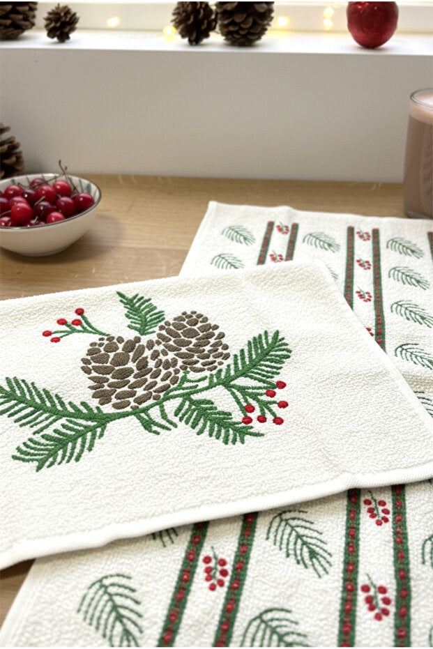 Gravi Tasseled 2 Piece Towel Set