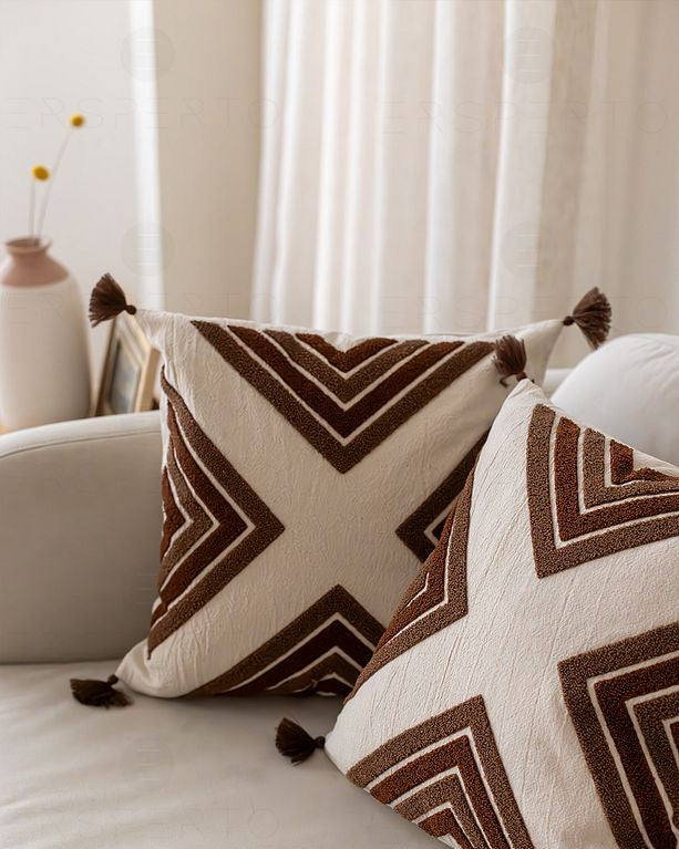 Luxury Series Punch Punch Embroidery Pillow Case