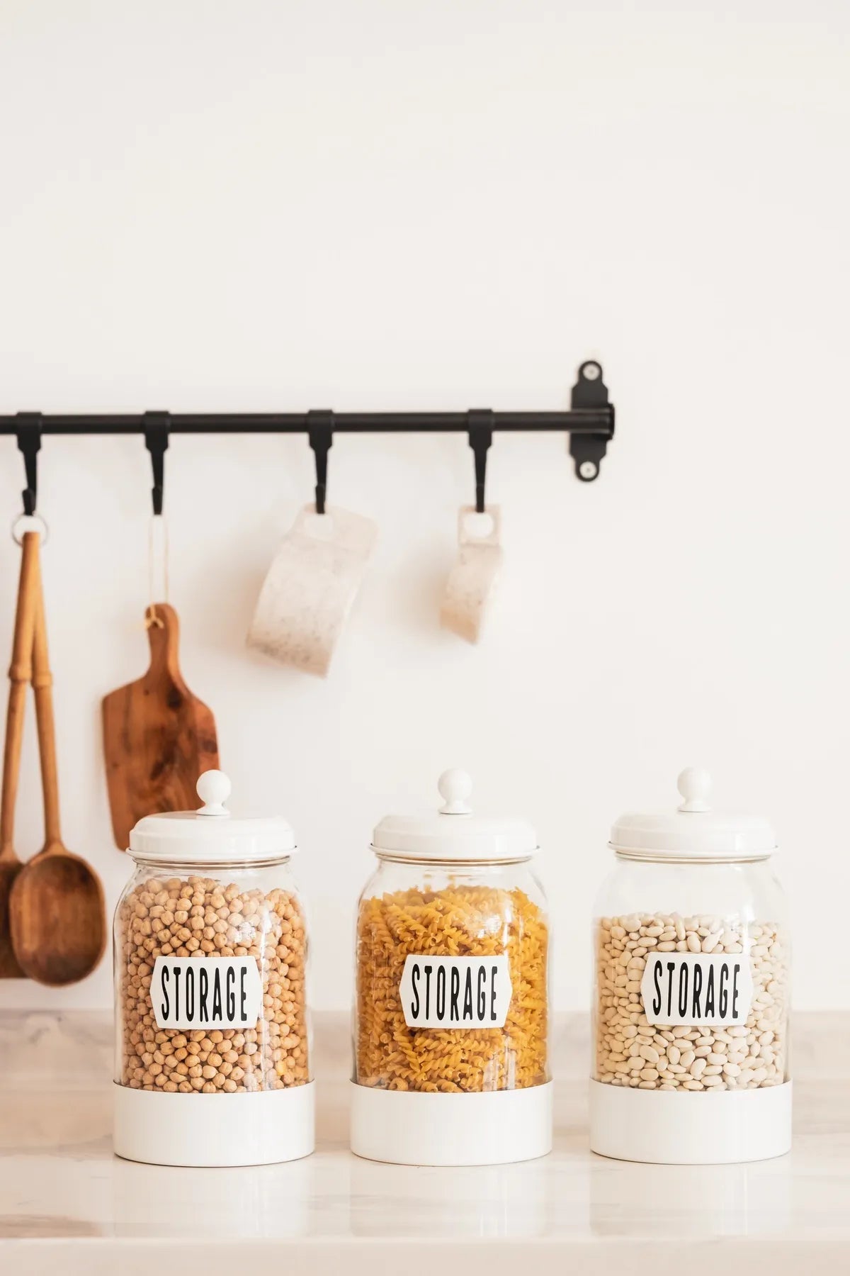 Galvanized Glass Storage Containers 3 Piece