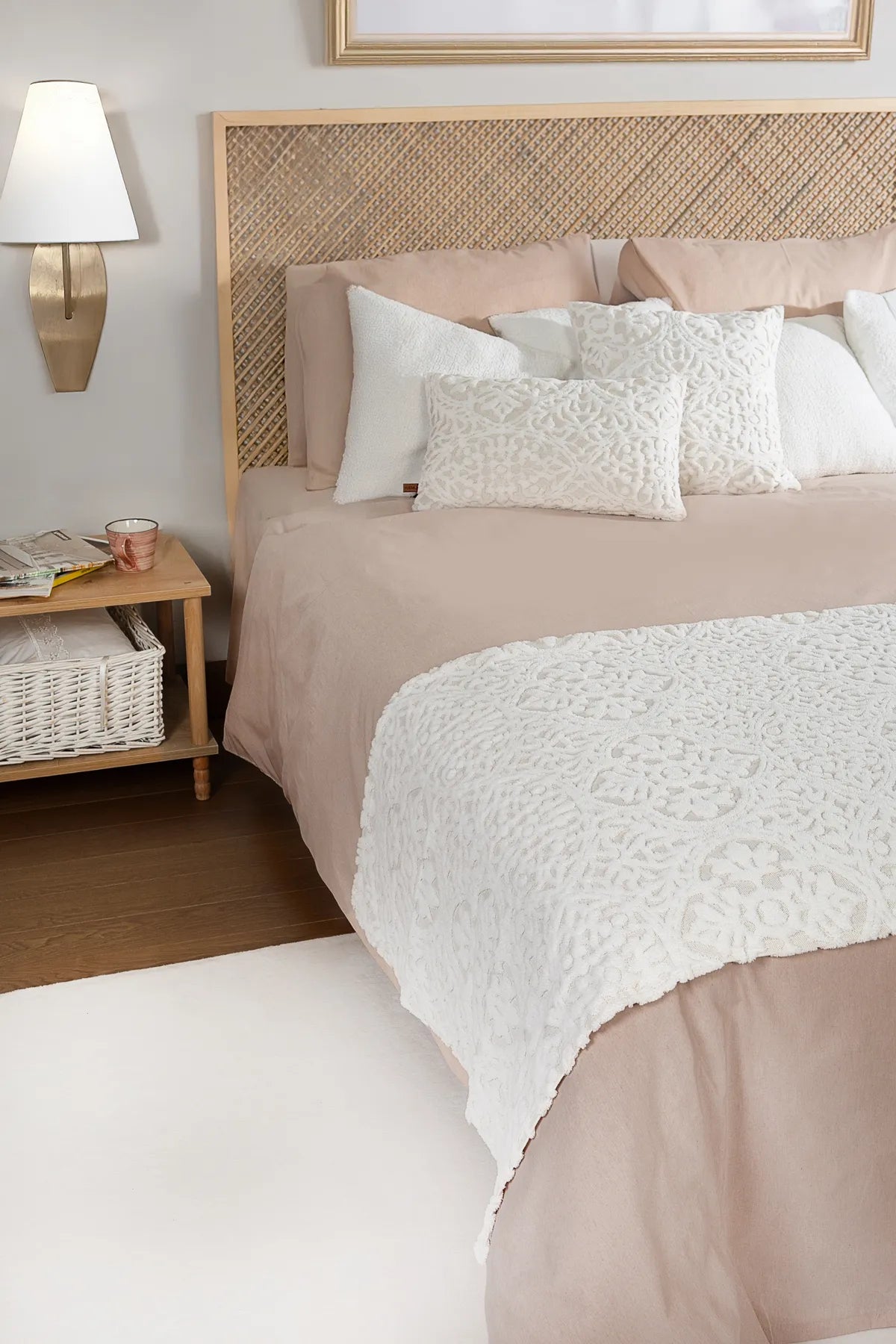 Motive Bed Runner Set Scandinavian Bohemian Pattern