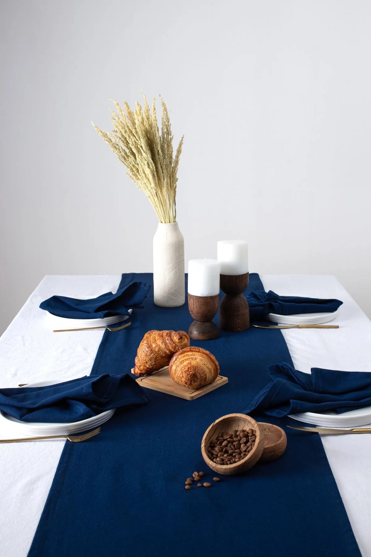 Organic Raw Linen Runner 40 X 150 Cm