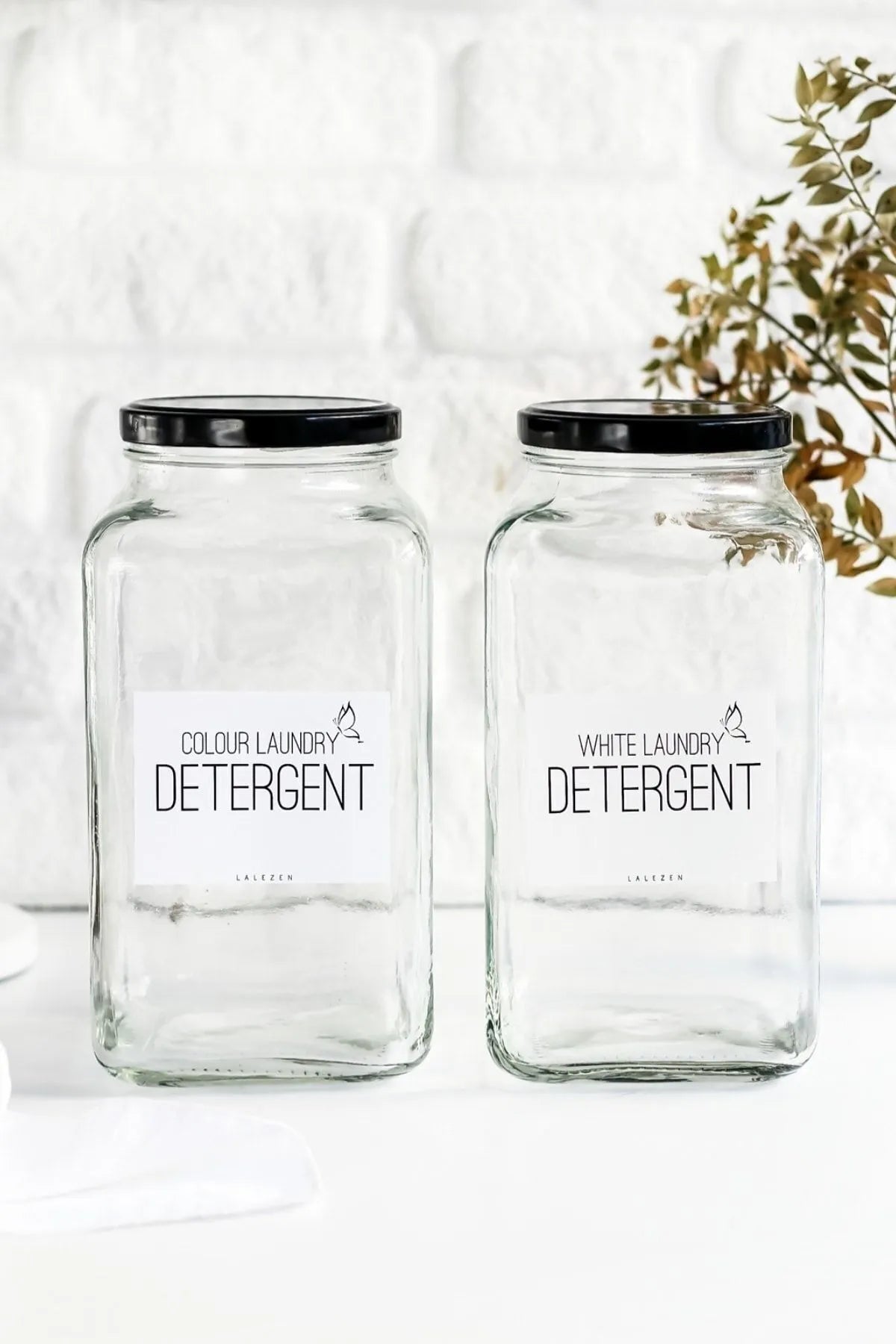 Laundry Glass Containers