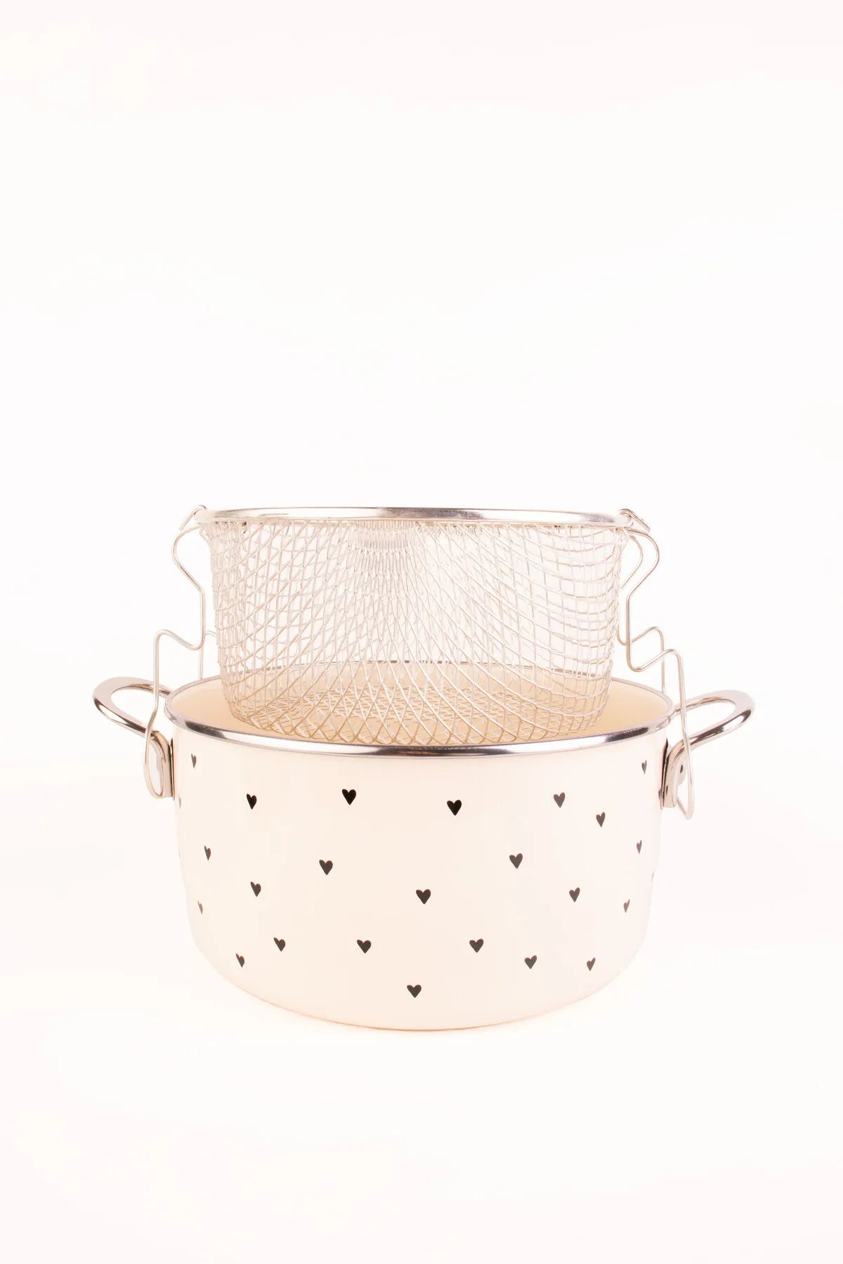 Black Cupid Enamel Fryer/Frying Pan