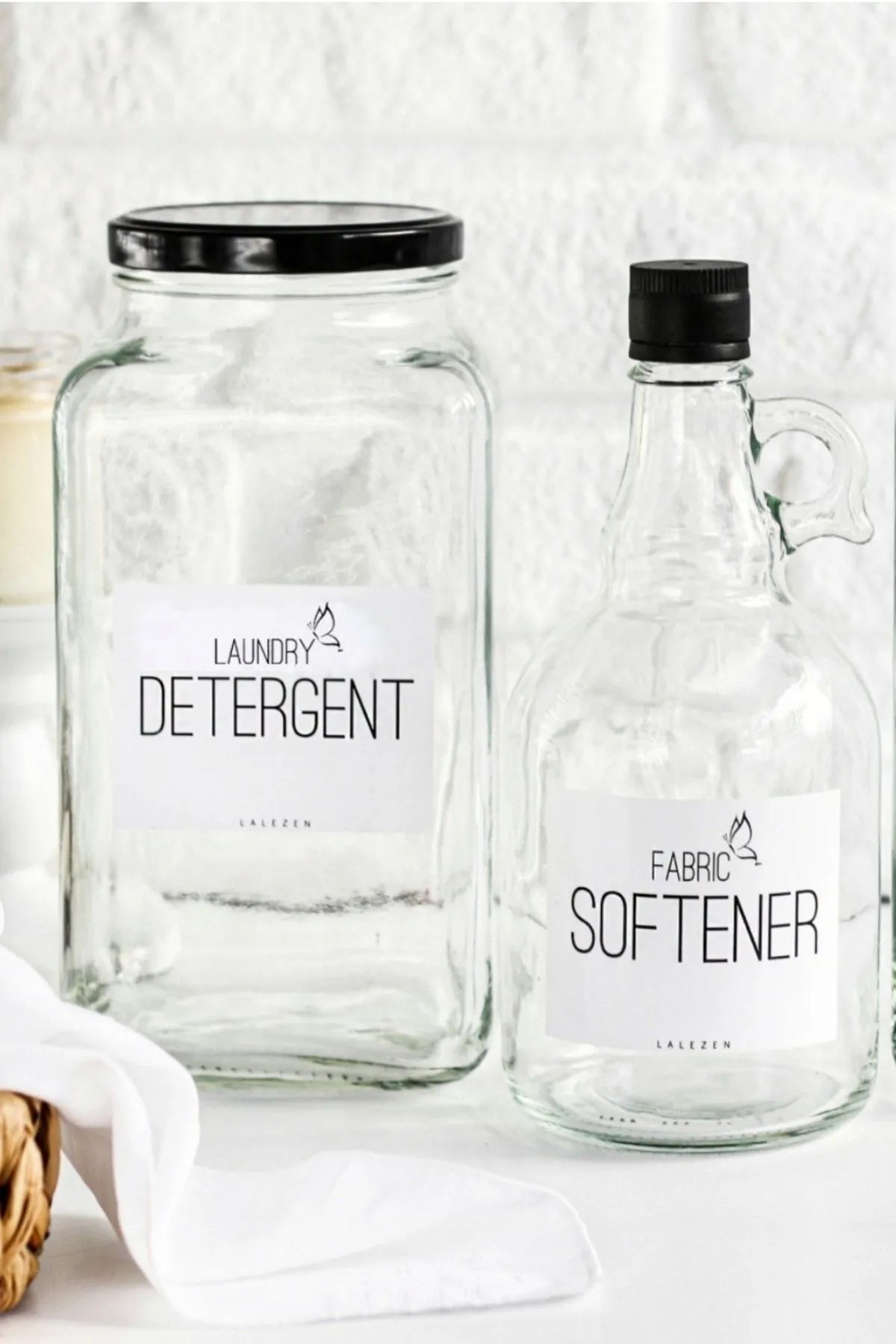 Laundry Glass Containers