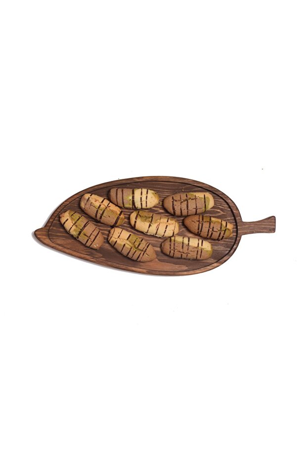 2 Piece Natural Wood Tray