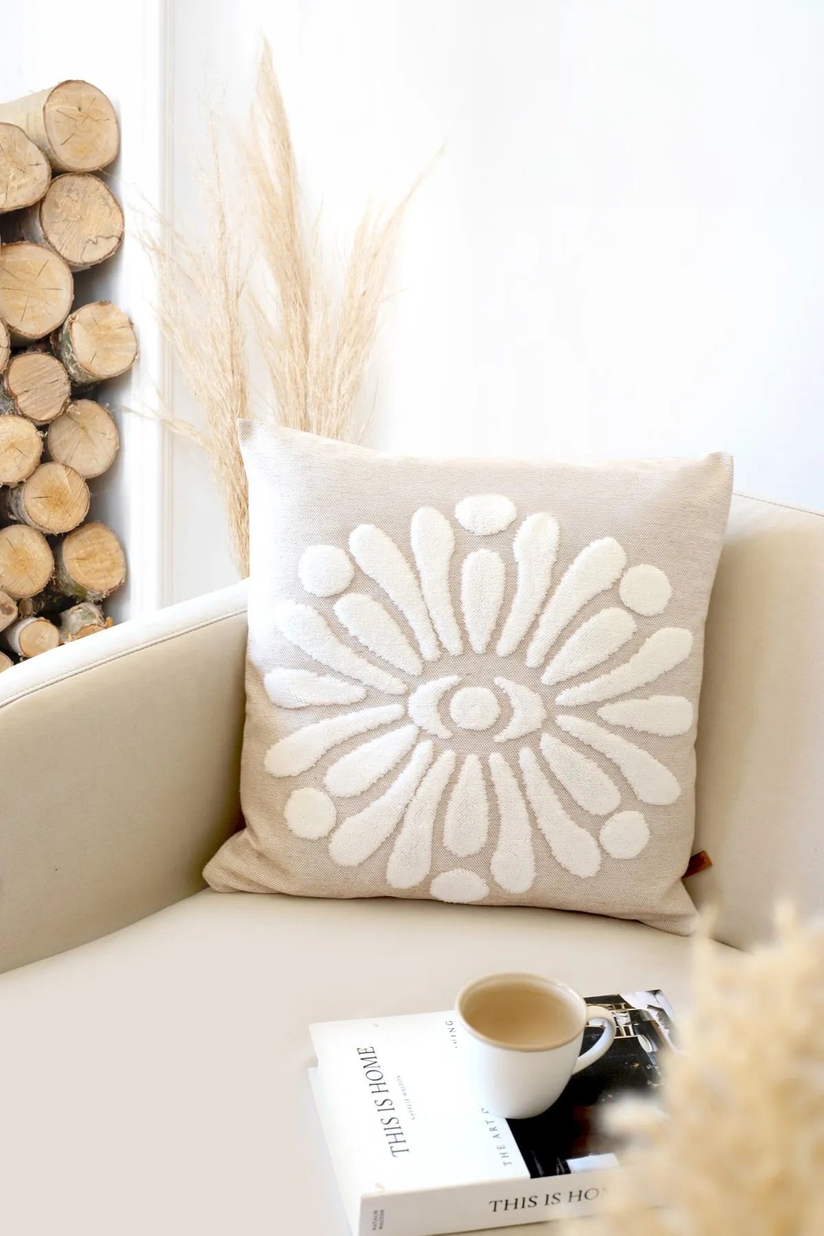 Boho Decorative Pillowcase Scandinavian Bohemian Design (1 Piece)