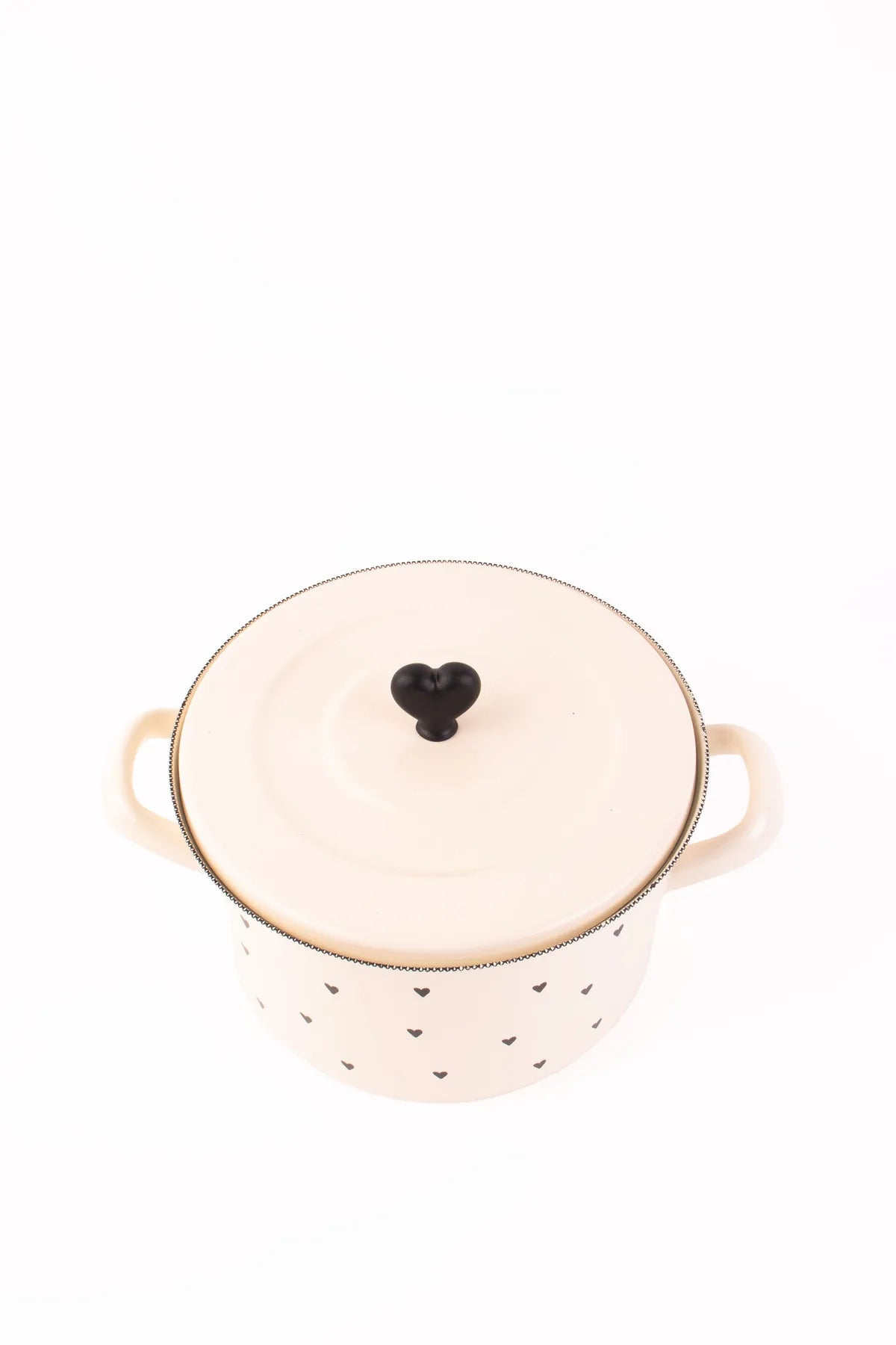 Black Cupid Enamel 20cm Pot - 3 Liters