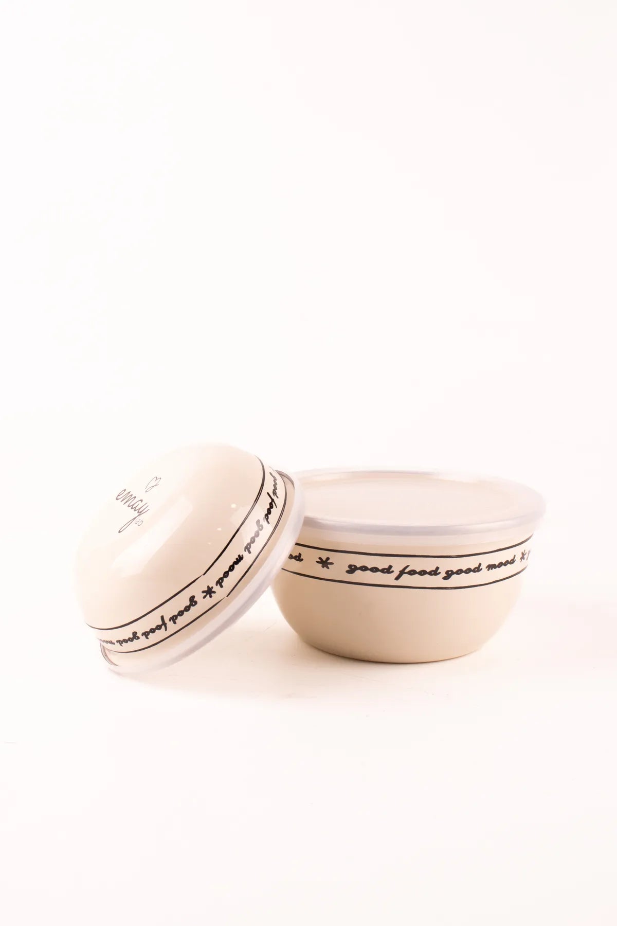 Mood Enamel 2 Piece Bowl Set