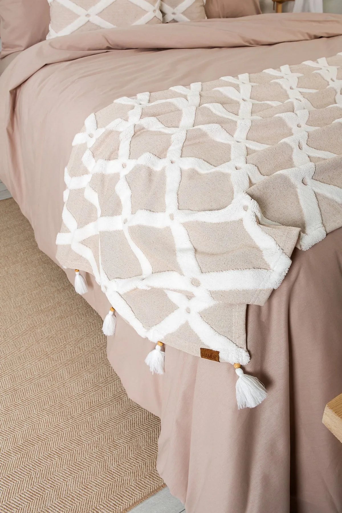 Bella Bed Runner Set Scandinavian Bohemian Pattern