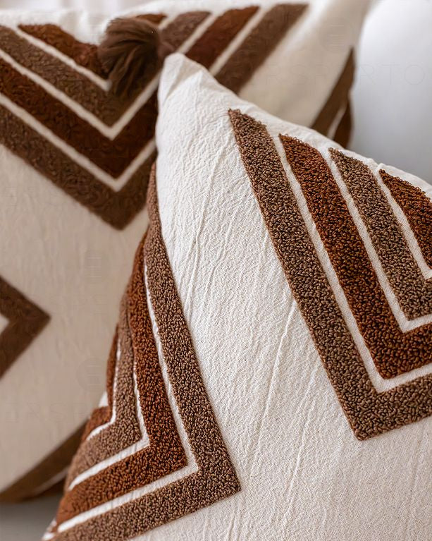 Luxury Series Punch Punch Embroidery Pillow Case