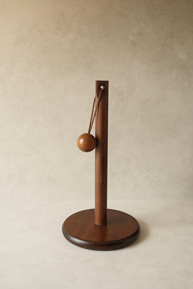 Accacia Wooden Paper Towel Holder