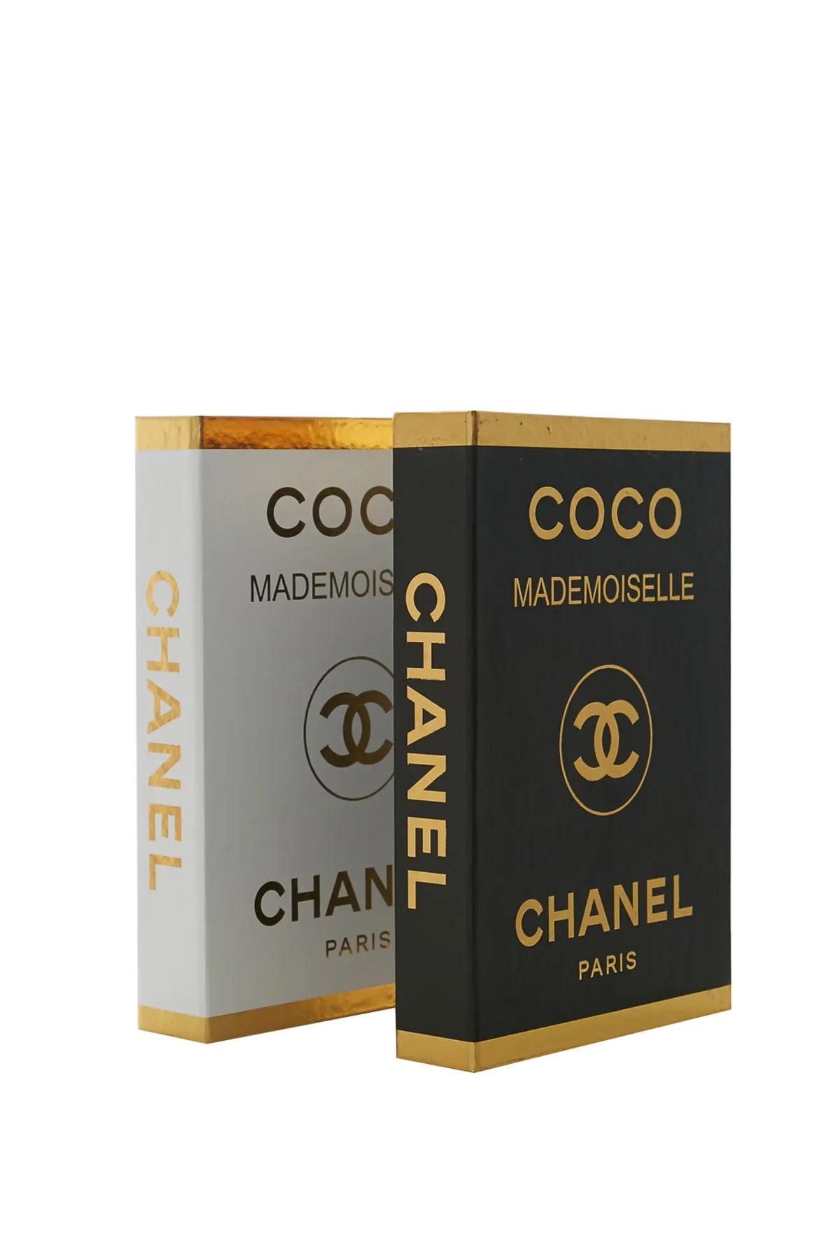 Set of 2 Decorative Book Cover Box
