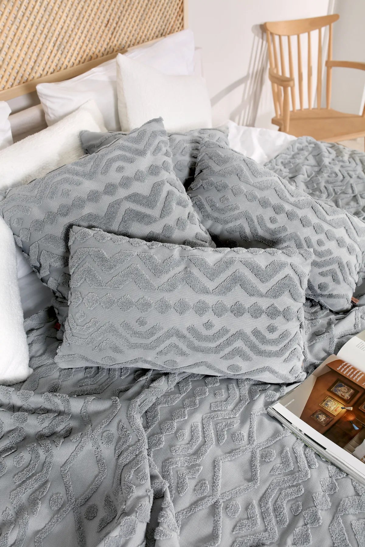 Letta Scandinavian Bedspread Set Bohemian Pattern