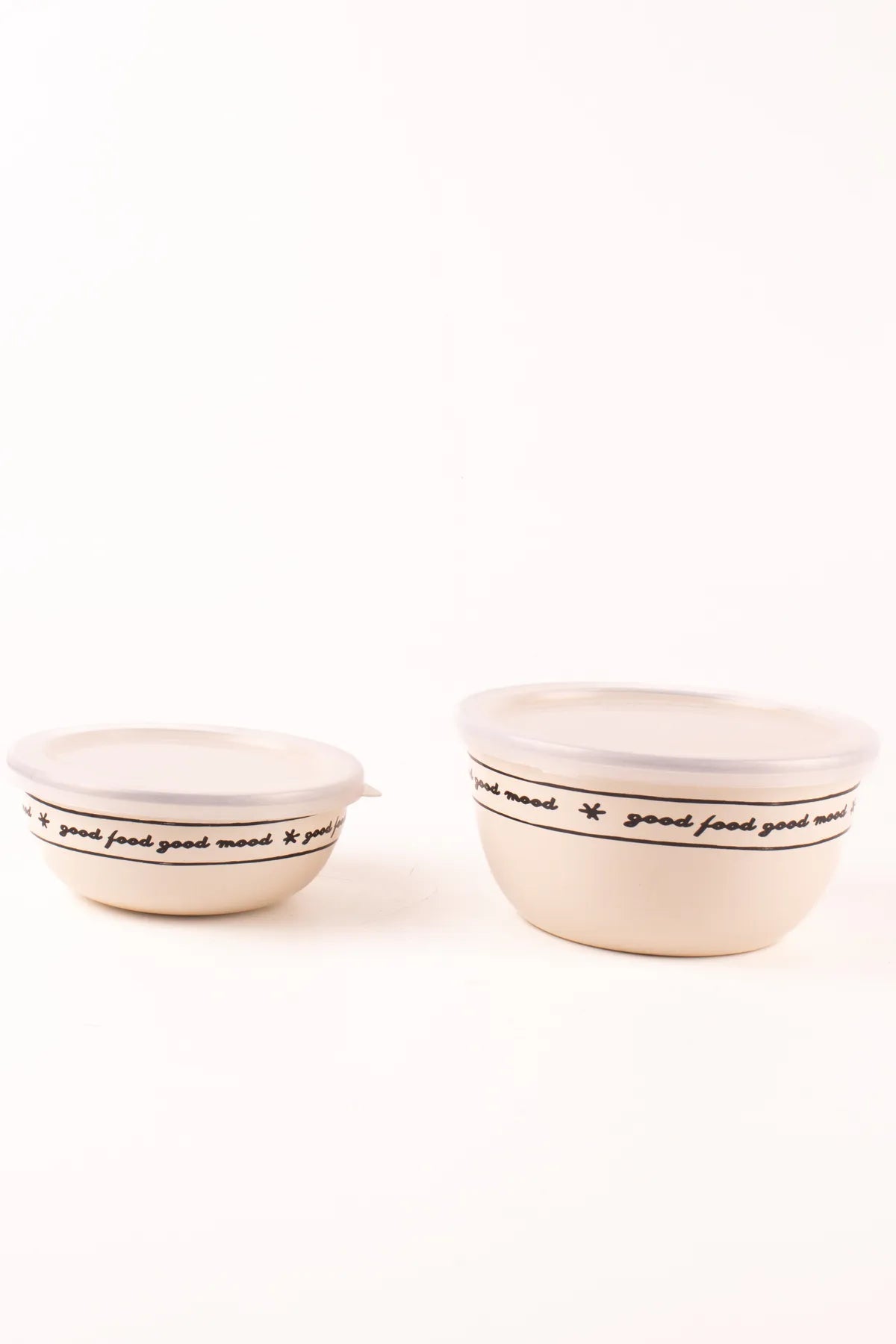 Mood Enamel 2 Piece Bowl Set