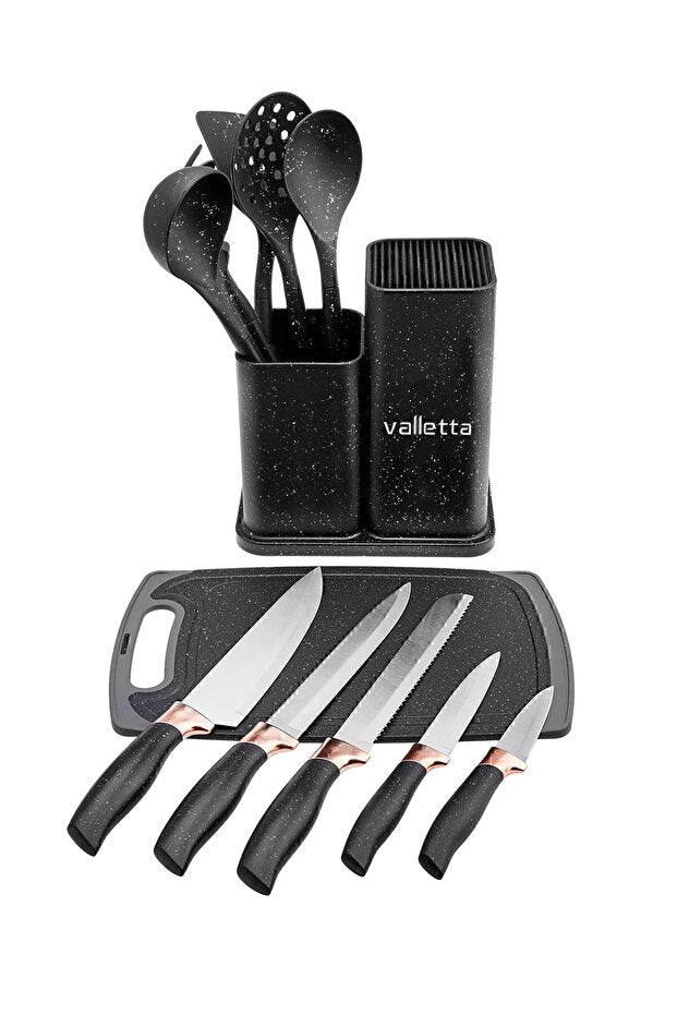 Nairobi 12 Piece Silicone Kitchen Set - Gray