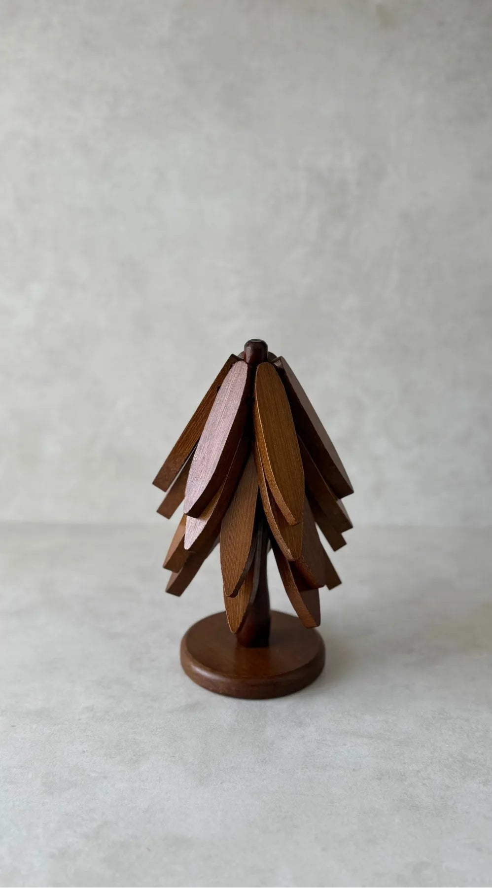 4 Piece Accacia Trivet with Stand