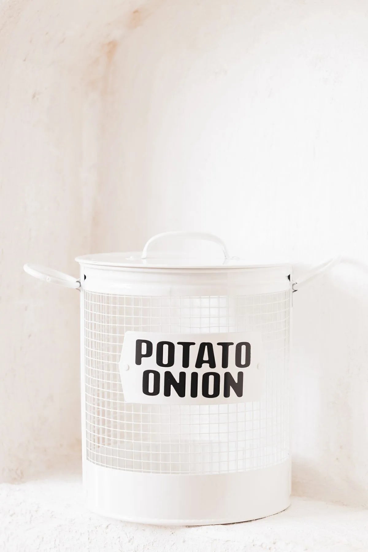 2-Piece Galvanized Covered Wire Potato & Onion Basket