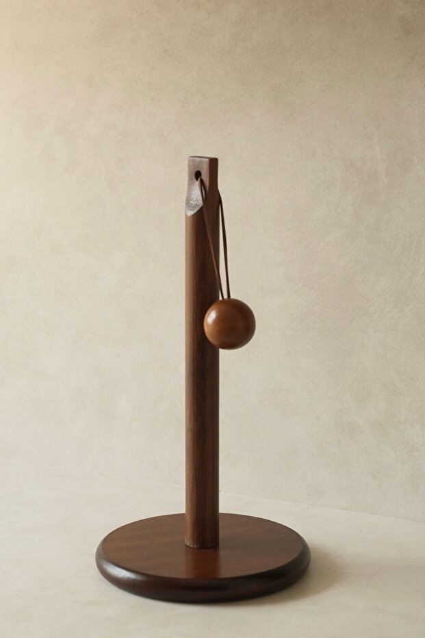 Accacia Wooden Paper Towel Holder