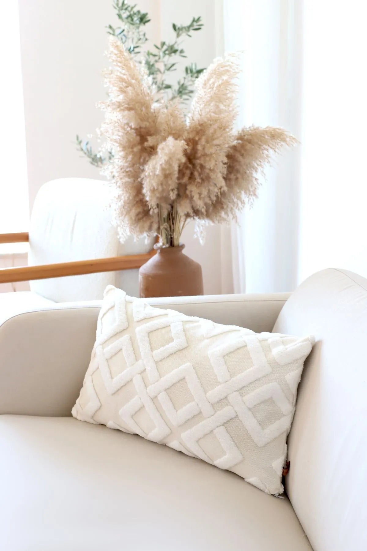 Mila Decorative Pillowcase Scandinavian Bohemian Design (1 Piece)