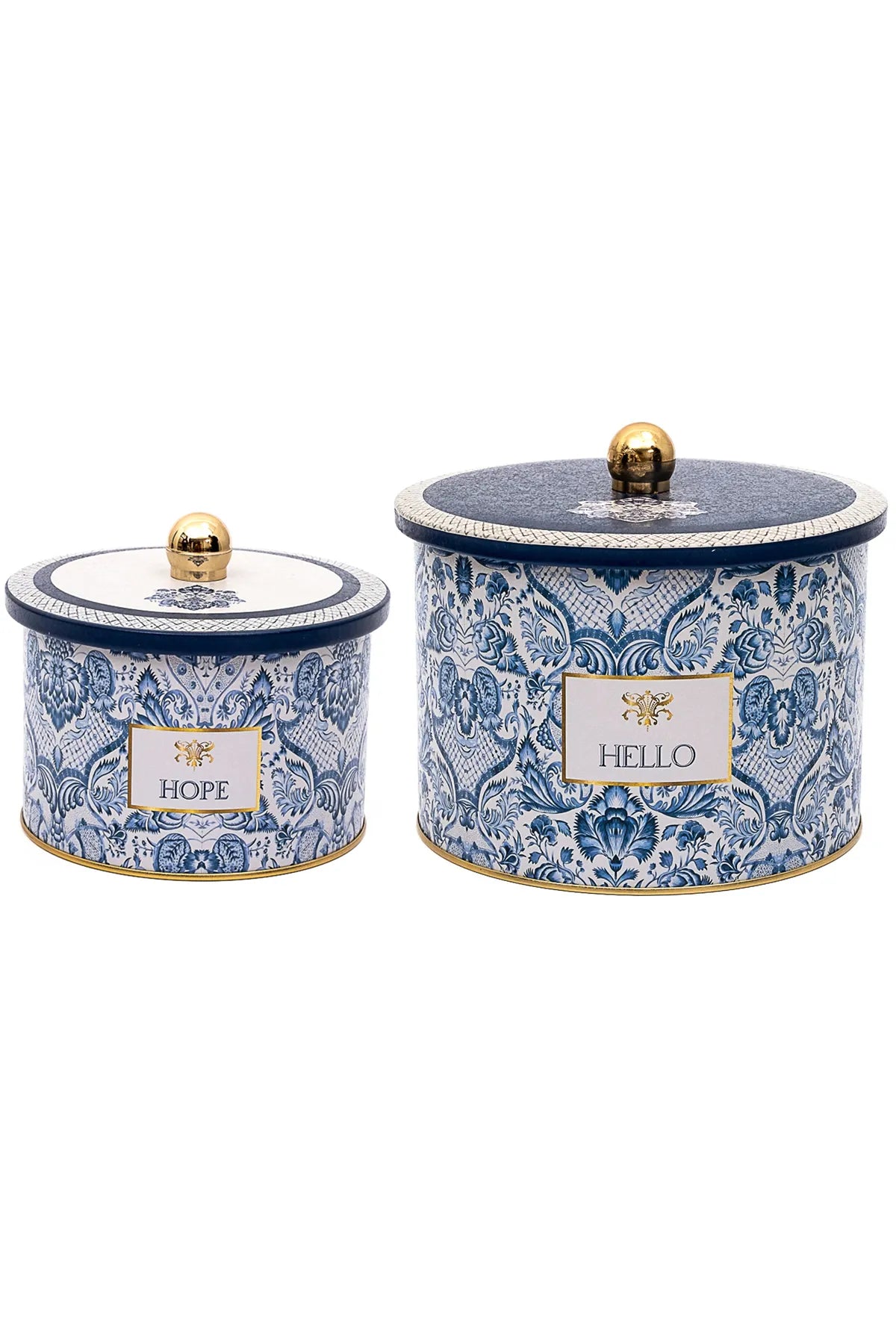 Azul Metal Storage Containers 2 Piece Set