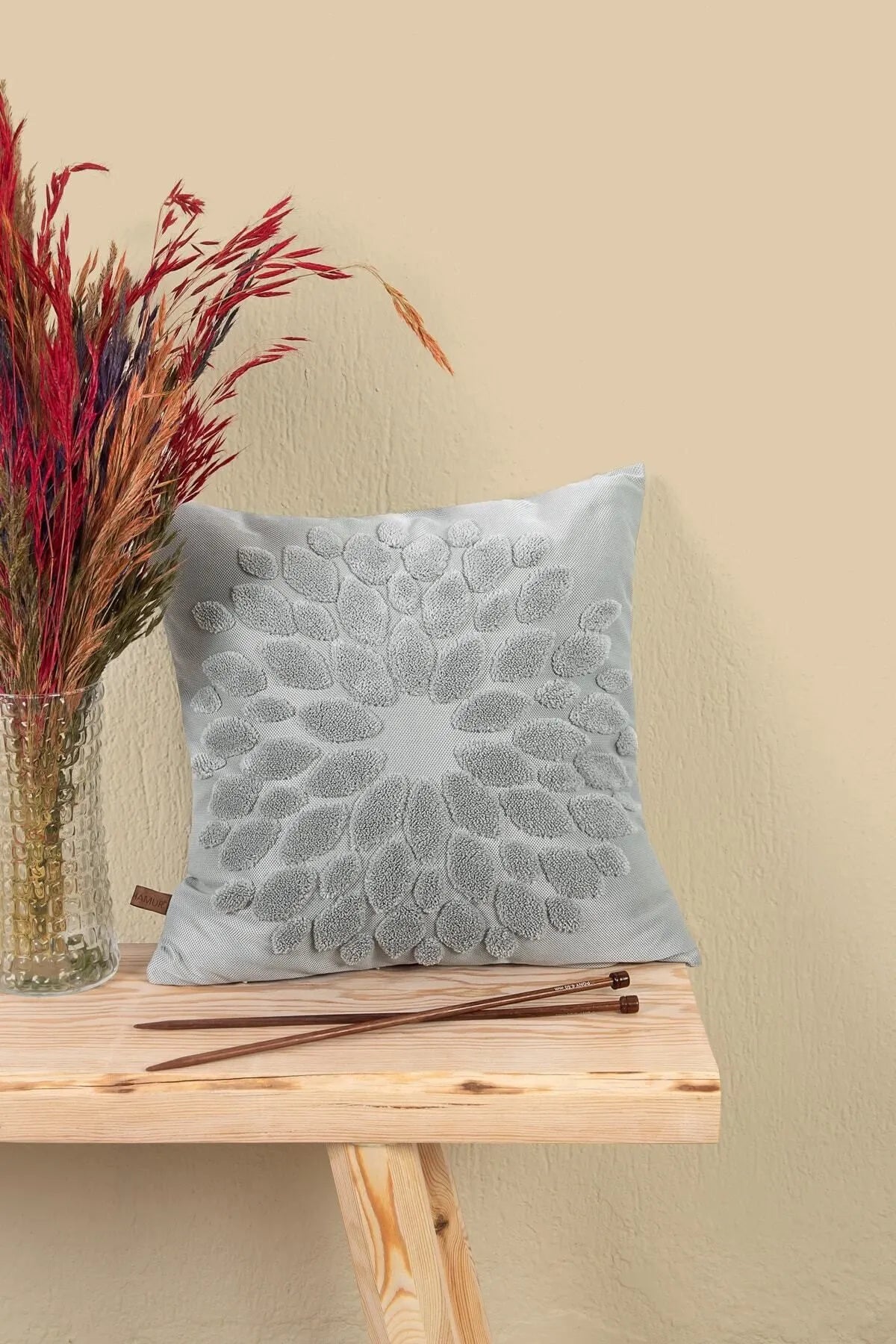 Flower Decorative Pillowcase Scandinavian Bohemian Design (1 Piece)