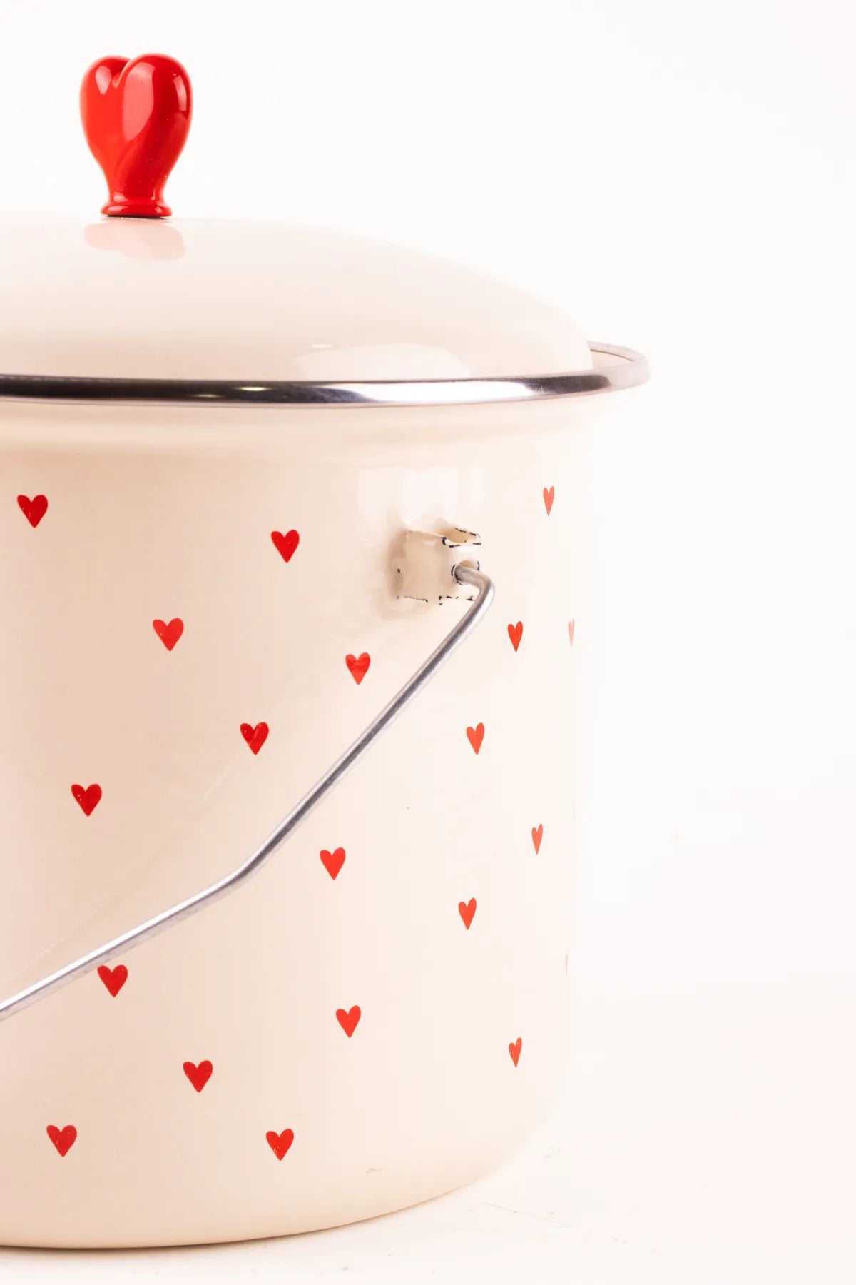Cupid Enamel Bucket 20cm (3Litre)