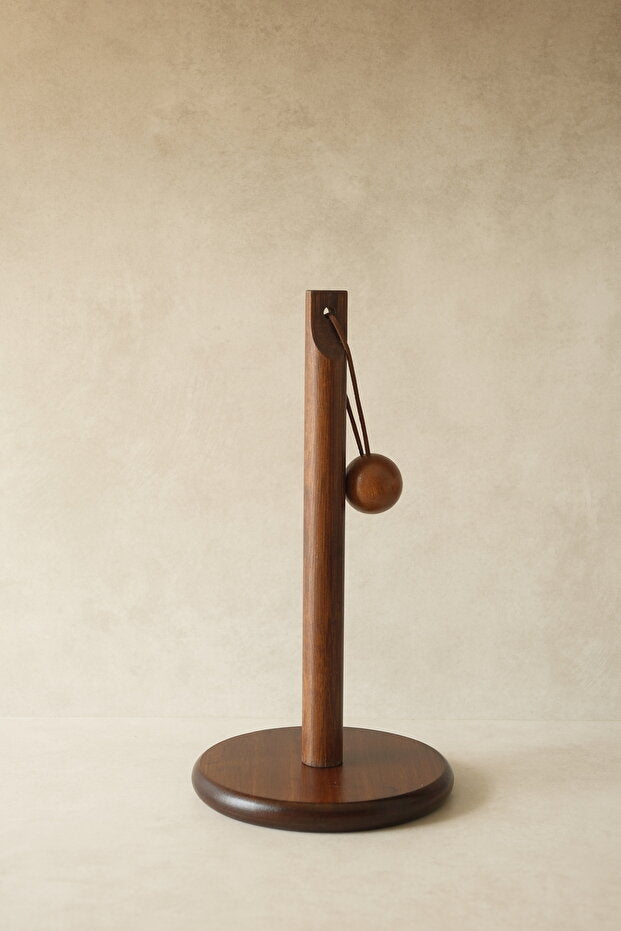 Accacia Wooden Paper Towel Holder