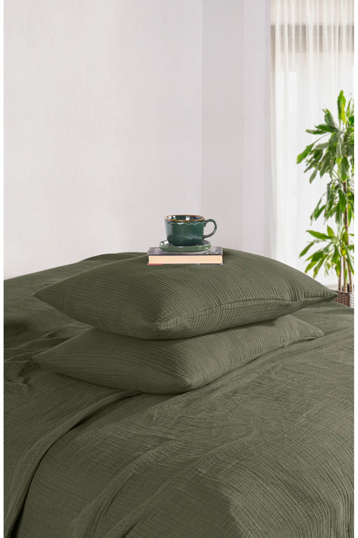 Muslin 100% Cotton 2Piece 4 Ply Muslin Pillowcases