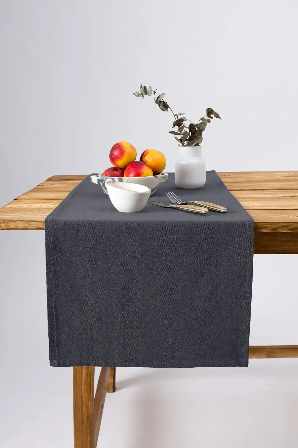 Organic Raw Linen Runner 40 X 150 Cm