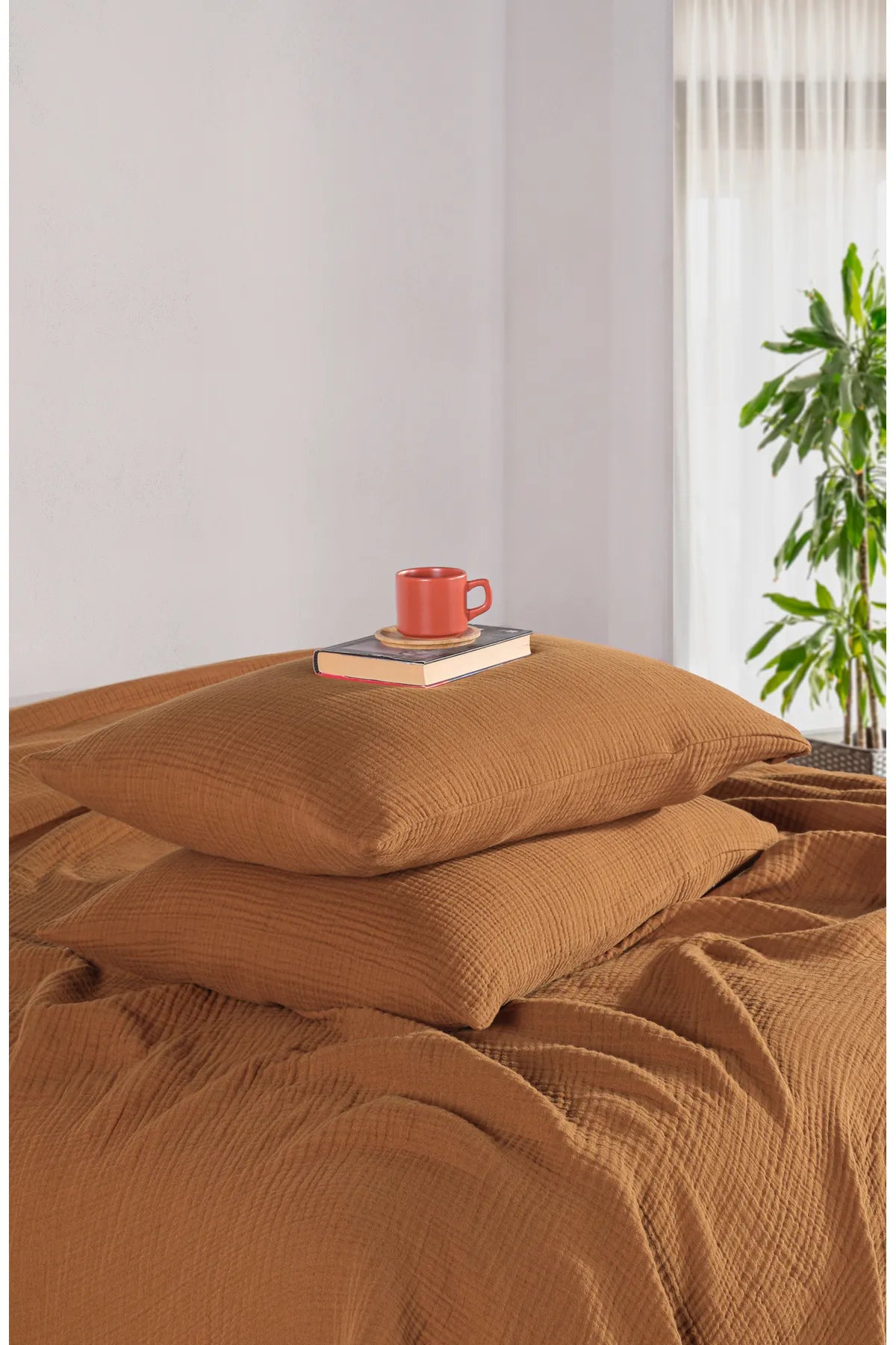 Muslin 100% Cotton 2Piece 4 Ply Muslin Pillowcases