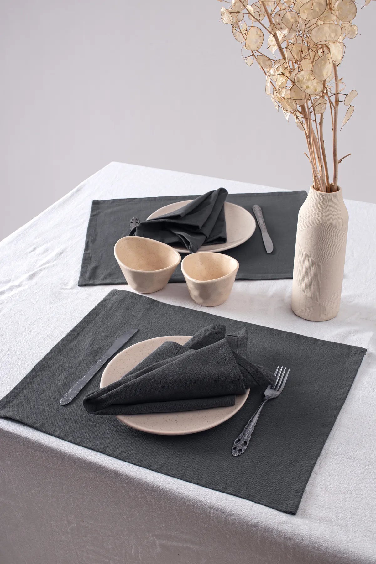 6 Piece Linen Placemat 35 X 45 Cm
