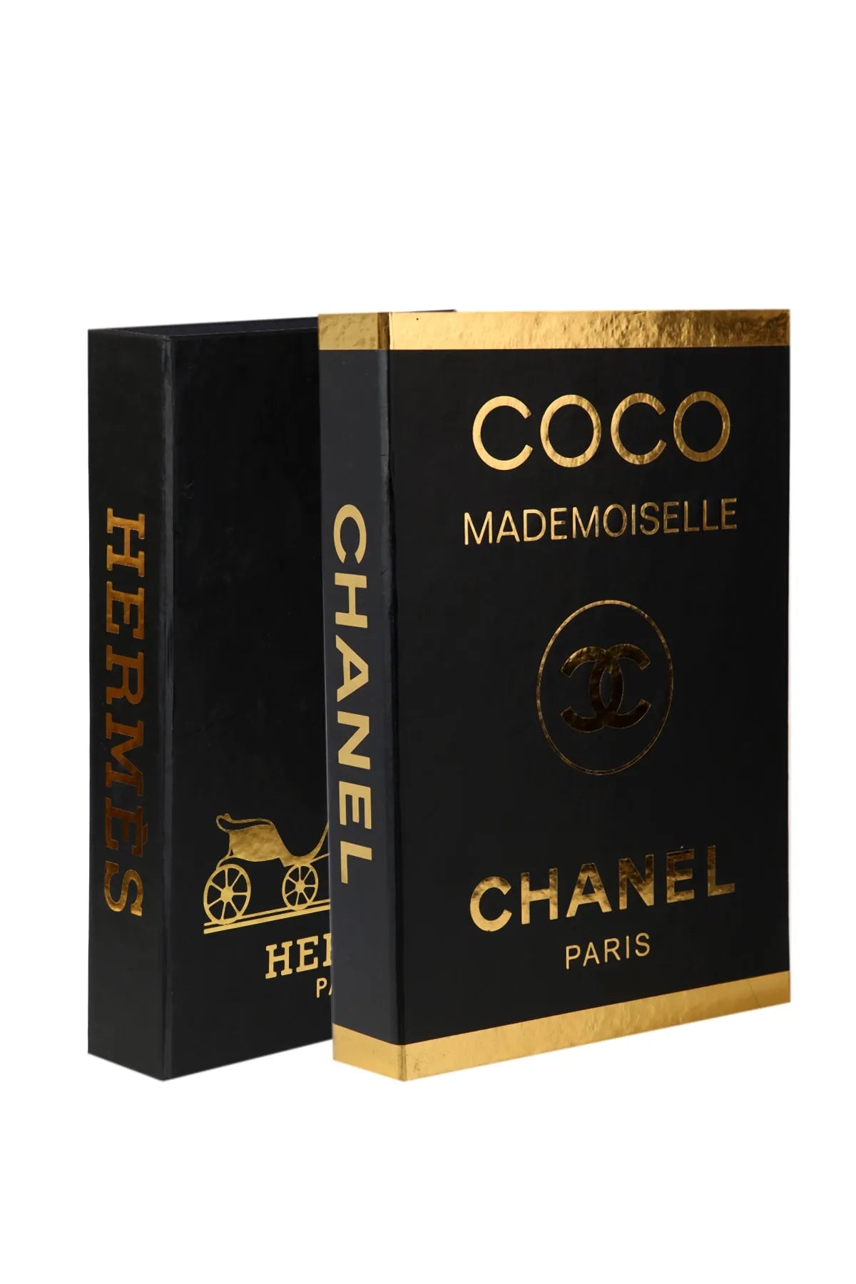 Set of 2 Decorative Book Cover Box