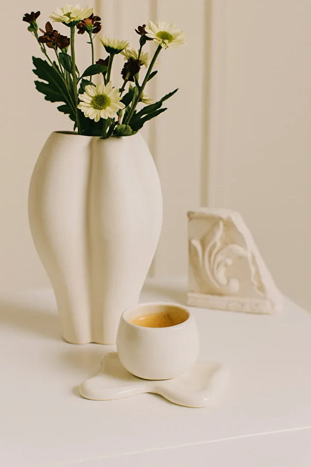 Handmade Ceramic Bow Mug / Cup