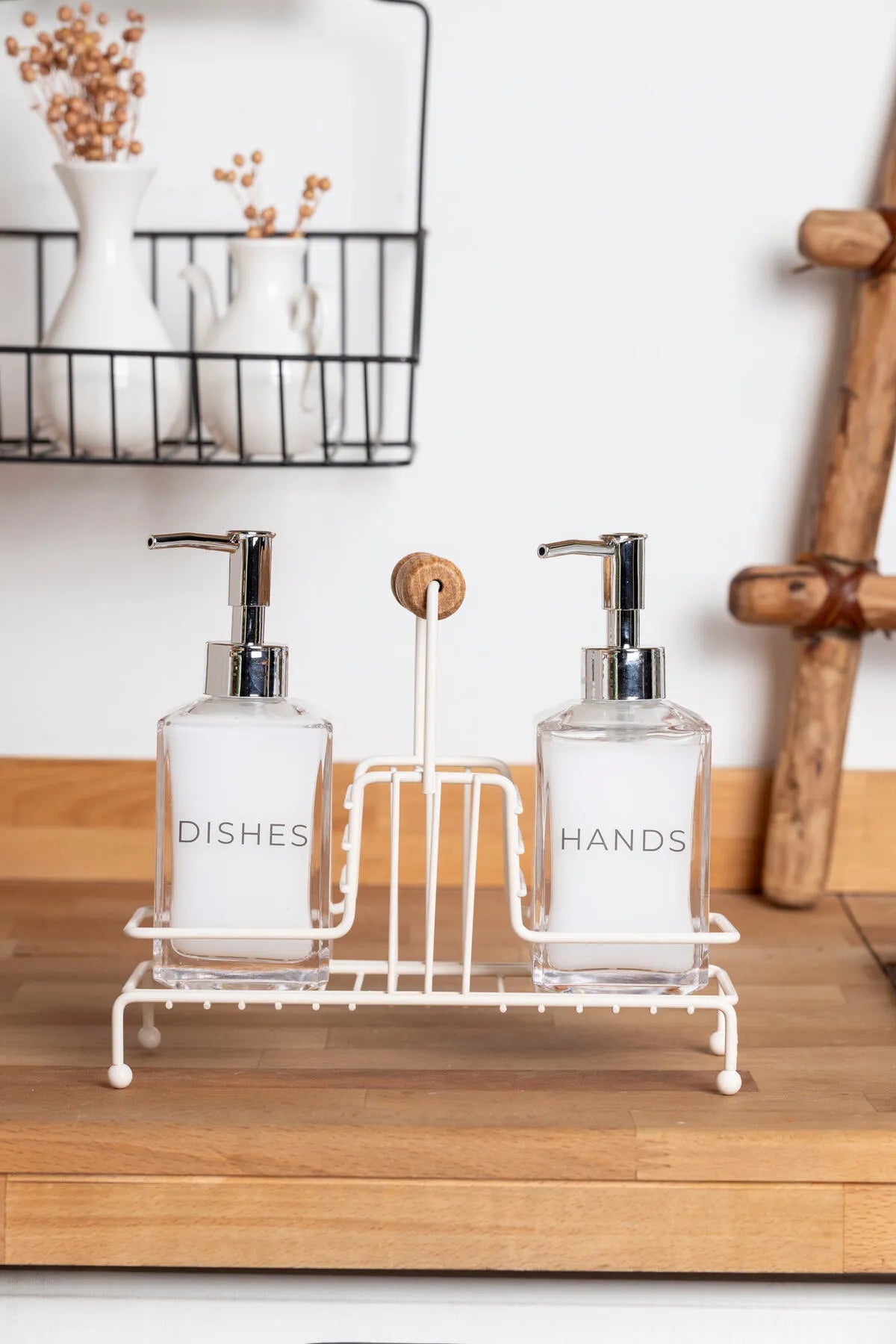 Cremma 2 Piece Stand Liquid Soap Dispenser