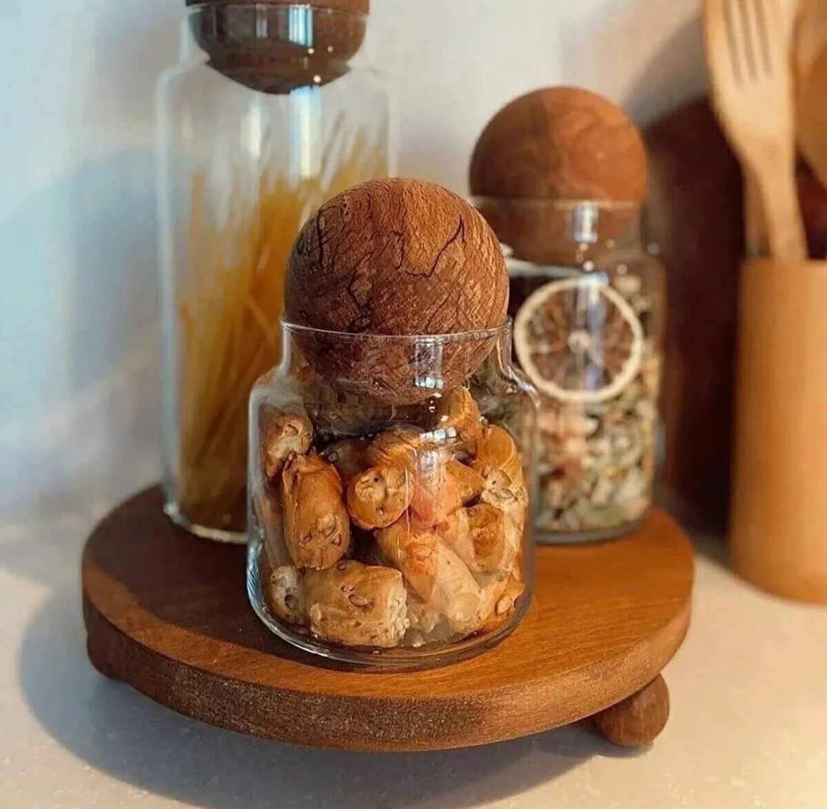 Natural Wood Stand 24 cm