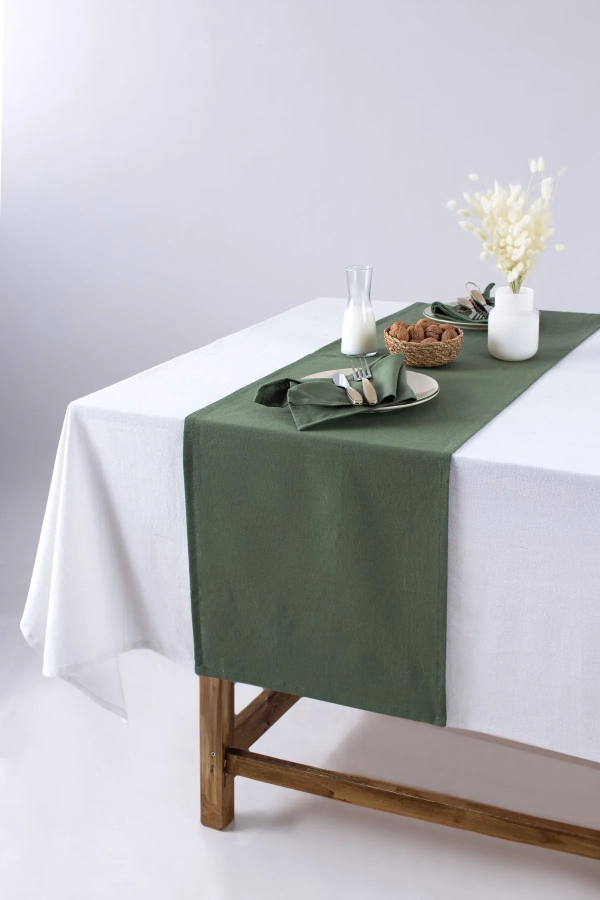 Organic Raw Linen Runner 40 X 150 Cm