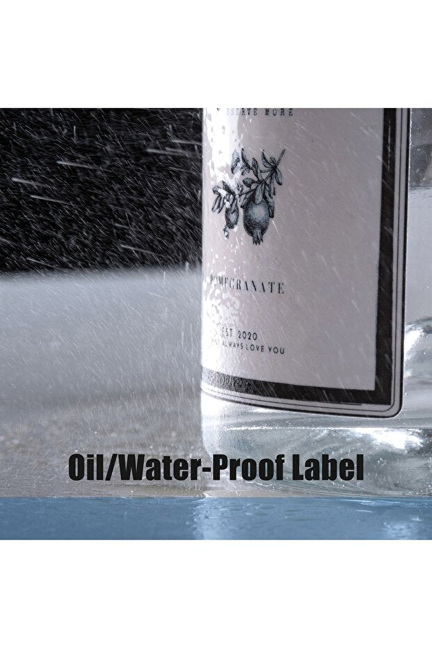 Wooden Stand Transparent 3 Piece 250 ml Oil Can - White Label