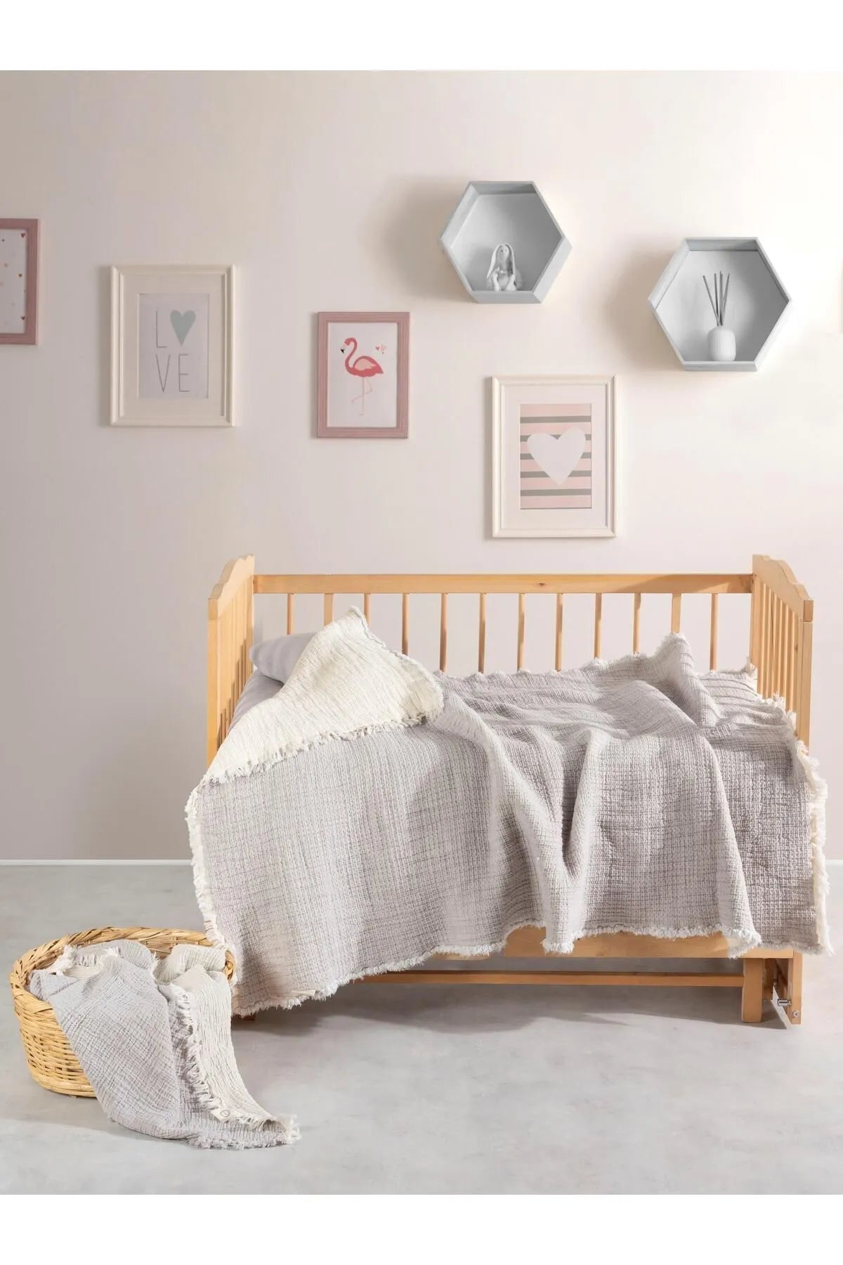 Kosha Series Muslin Baby Quilt 100 X 150cm