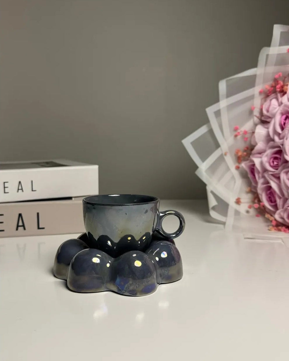 Daisy Handmade Ceramic Coffee Cup