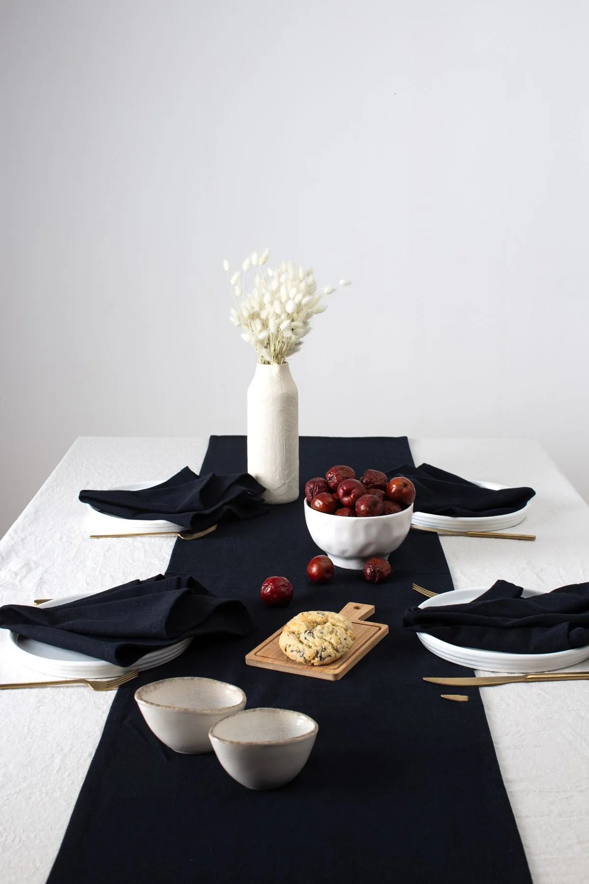 Organic Raw Linen Runner 40 X 150 Cm