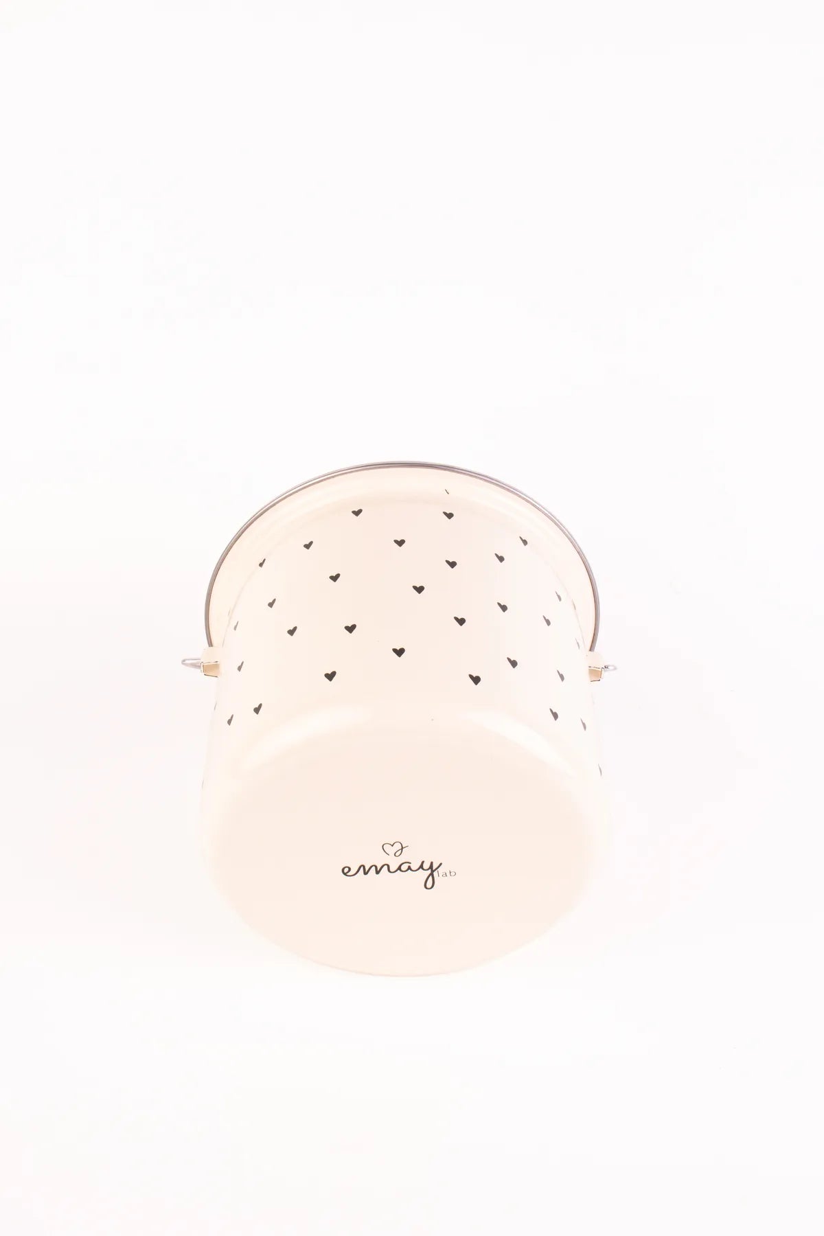 Black Cupid Enamel Bucket 20cm (3Litre)