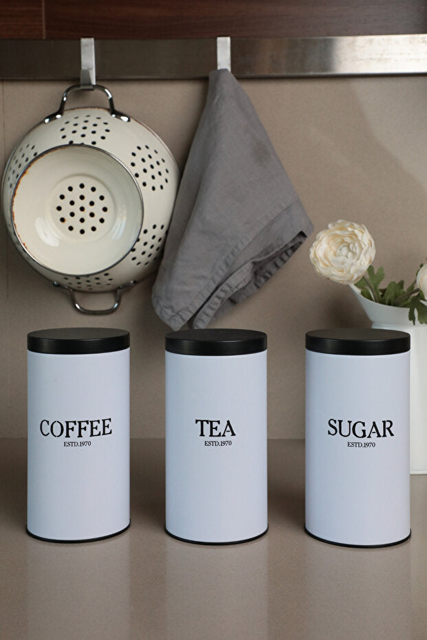 Italia Metal Storage Containers Set of 3